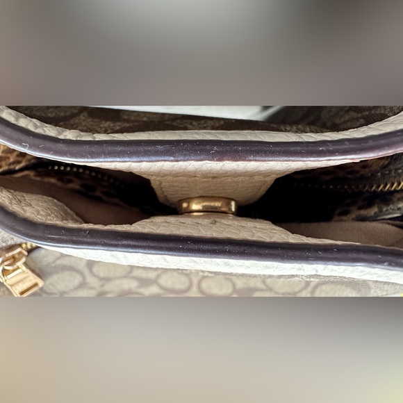 Coach Kristy Snakeskin Leather Triple
Compartment Large Shoulder Bag C7332 VGC - Picture 10 of 16